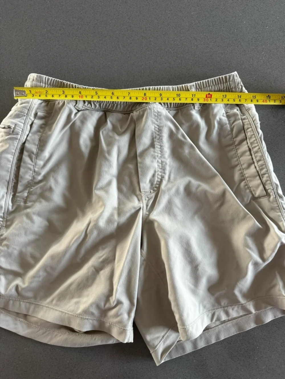 Birddogs Men’s Tan Performance Shorts size Medium - Picture 4 of 7
